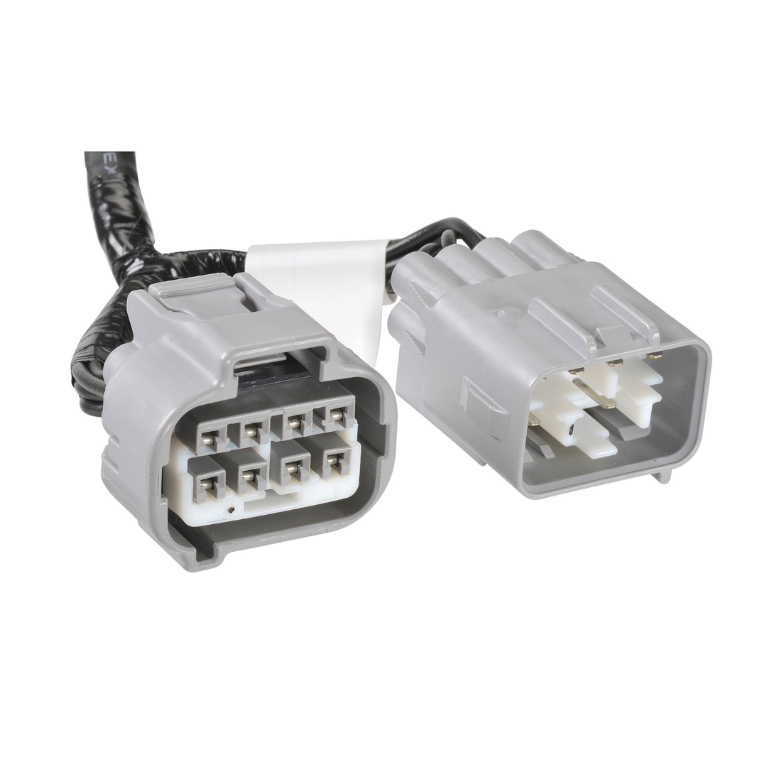 automotive connectors with a cable on a white background