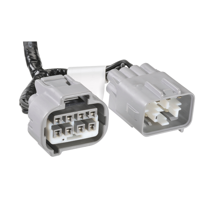 automotive connectors with a cable on a white background
