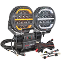 Touring Essentials Kit With Big Red Compressor and 7 Inch Covert Driving Lights